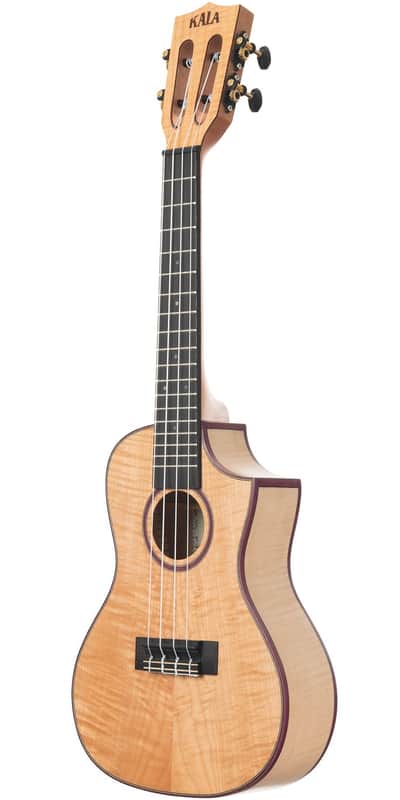 Kala KA-ASFM-C-C Solid Flamed Maple Concert Ukulele image 1