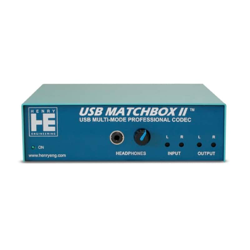 Henry Engineering USB MATCHBOX II USB - XLR Professional USB-to-XLR multi-mode stereo audio codec image 1