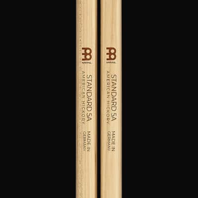 Meinl Stick & Brush Standard 5A Drumsticks – American Hickory – Made in Germany – Brand New image 10