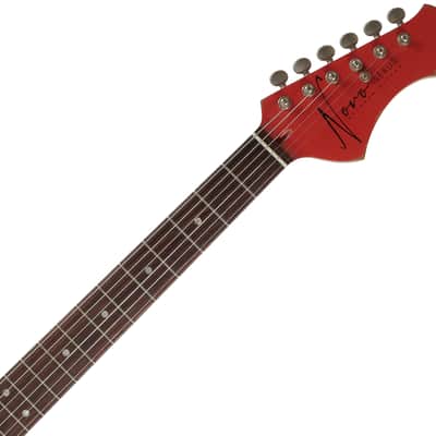 Novo Serus J - Finish Over Finish - Dealer Limited 2025 Fiesta Red over 64 3-Tone Burst image 3
