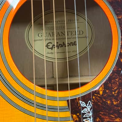 Epiphone Hummingbird Pro 2013 - 2020 - Faded Cherry Sunburst image 6