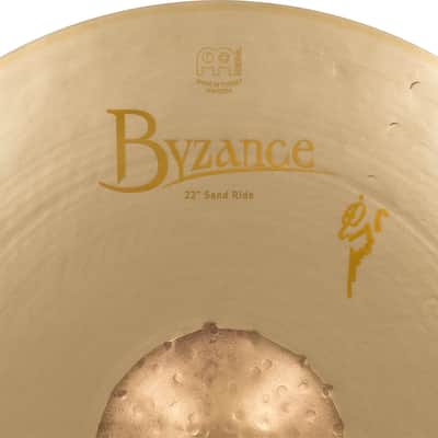 MEINL B22SAR Byzance Vintage Sand Ride 22 Zoll sandblasted image 6