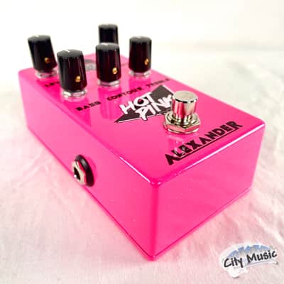 Used Alexander Hot Pink Drive Overdrive Guitar Effects Pedal ♫ image 2