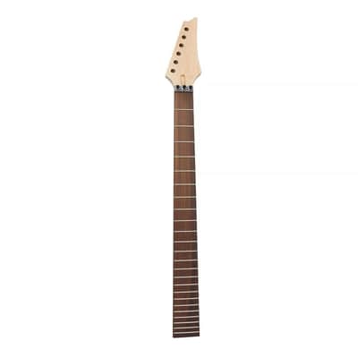 Ibanez-Style 24 Fret Baritone Guitar Neck, Maple & Rosewood Fretboard image 8