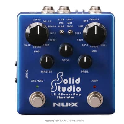 NuX NSS-5 Solid Studio IR & Power Amp Simulator The New Era of Mic-ing! image 1
