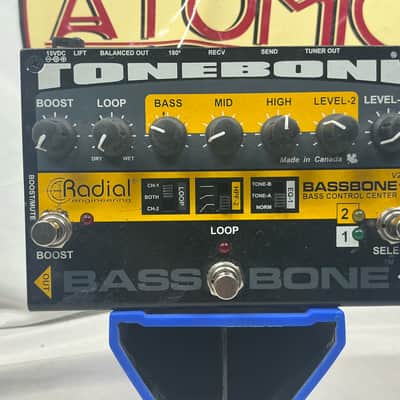 Radial Engineering ToneBone BassBone v2 Bass Preamp Pedal with Power Supply image 2