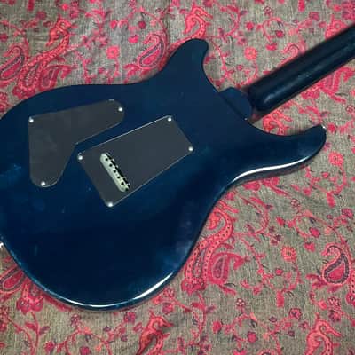 PRS Custom 24 Electric Guitar 1986 Royal Blue Pre Factory Rare Moon Inlays image 9