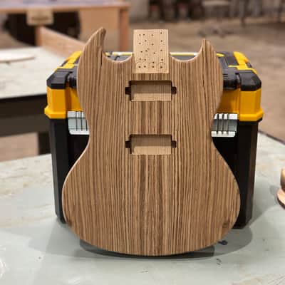 SHC - SG Style 7 string kit - natural shellac, oil stain, and matte poly image 8