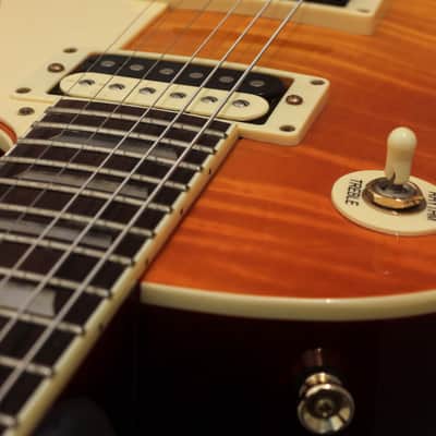 Blitz by Aria Pro II 'Leopard' BLP-450 Honeyburst 2016 | Reverb