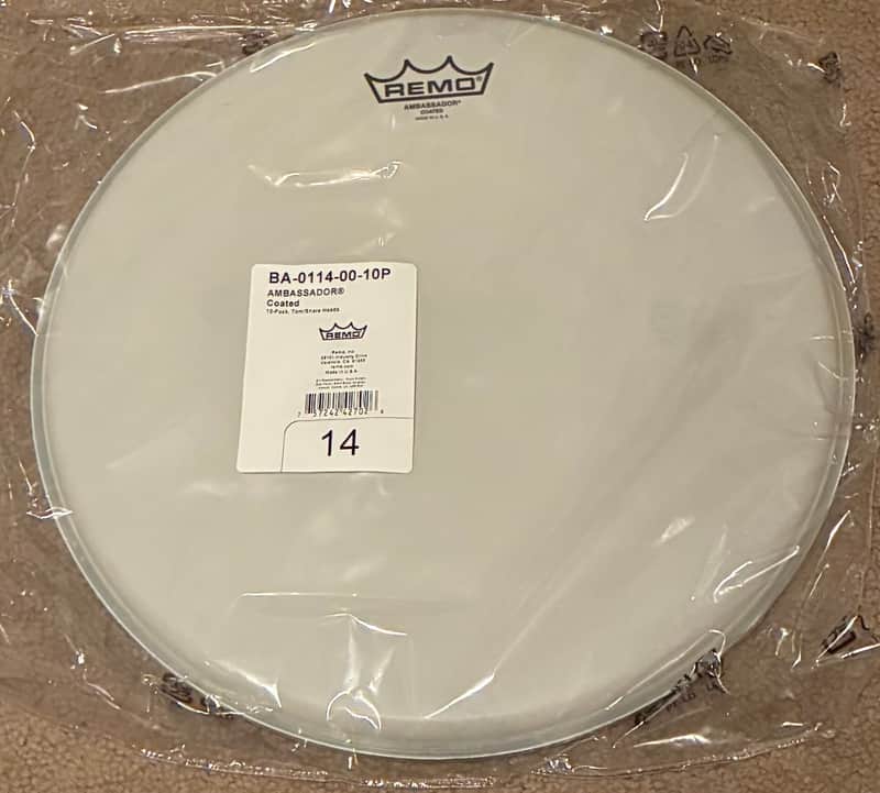 Remo Ambassador Coated 14” Lot of 4 image 1
