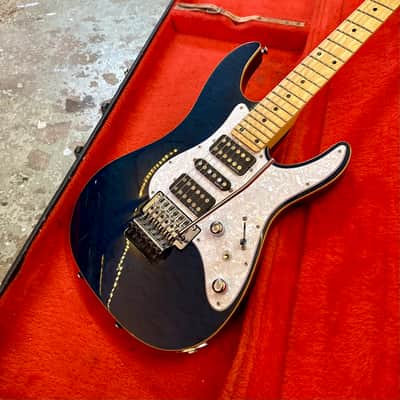 Schecter Schecter NV-III-24-AS 2009 - Trans blue Ash HSH super strat original vintage MIJ japan image 5
