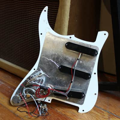 EMG Loaded Strat Pickguard - 1985 Pearloid image 2