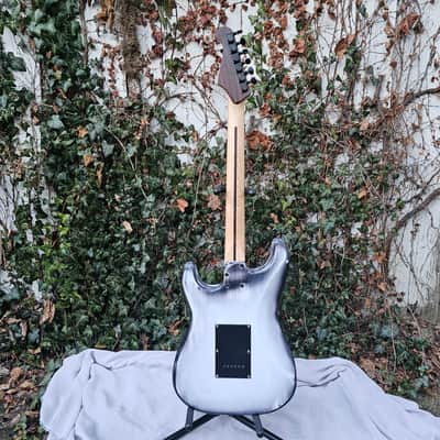 Wilhelm Guitars Custom Handmade HH Super Strat Solid Body Electric Guitar "Black Frost" image 10