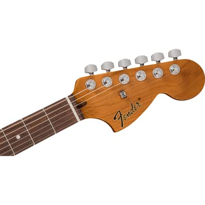 Fender Tom DeLonge Starcaster Semi-Hollow Electric Guitar - Satin Surf Green image 4