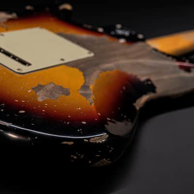 Fender Masterbuilt Jason Smith MICHAEL LANDAU 1968 Stratocaster - 3-tone Sunburst image 20