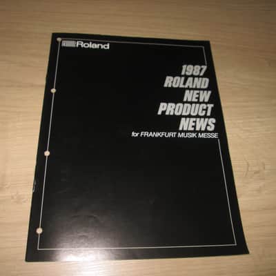 Roland collection Vintage New Product News Catalogs (1985/1986/1987) - Synthesizer Brochure/Catalog - Rare image 12