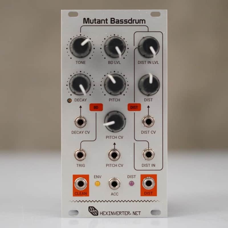 Hexinverter Mutant Bassdrum Eurorack Synthesizer Module #58490 image 1