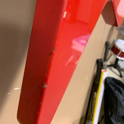 Cimar (Ibanez) Star Flying V Made in Japan 1982 Red image 13