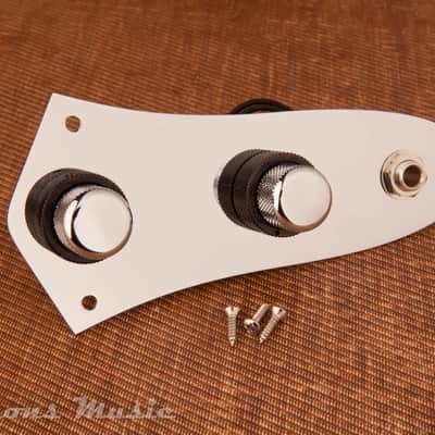 Madison's NOS 60's STACK KNOB Jazz Bass Control Plate PRE-WIRED .05 Reproduction image 1