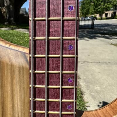 Grog Guitars Rainbow Poplar Mammoth 4 Bass w/ Gator Icon Hybrid Case image 4