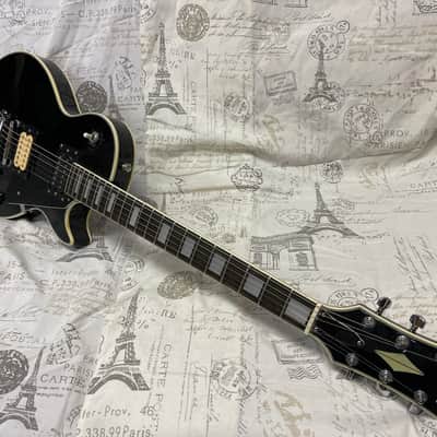 Cortez Lawsuit Era Les Paul Custom 1970’s Ebony Ex Cond Open Book Headstock Japan Ibanez Greco Aria image 14