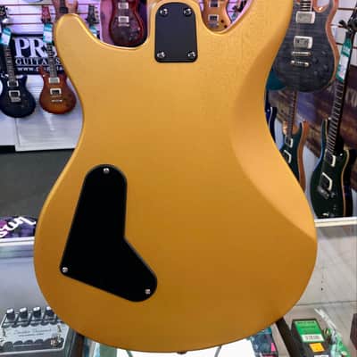 PRS SE CE24 Standard Satin Stoptail Electric, Satin Metallic Gold with Gig Bag image 7