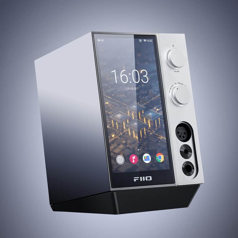 FiiO R9 Android Media Streamer, Network Player, HDMI/MQA Full Decode, USB DAC, DSD512 PCM768kHz/32Bit Bluetooth 5.0, 6’’HD Touchscreen image 1