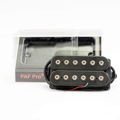 DiMarzio DP151 PAF Pro Humbucker Pickup Black w/ Nickel Poles 4-Conductor image 1
