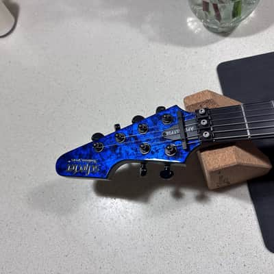 Schecter Avenger FR S Apocalypse Blue Reign 2022 - Blue image 3