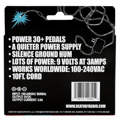 New Death By Audio Raw Power 9V DC Guitar Pedal Power Supply image 4