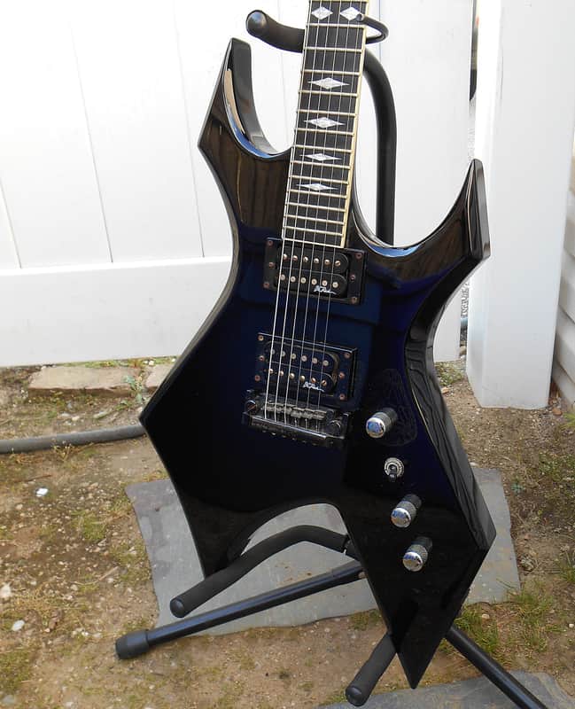 BC Rich Warlock Deluxe. Neck-Thru. Made in Korea. Heavy Relic. Headstock Repair. image 1