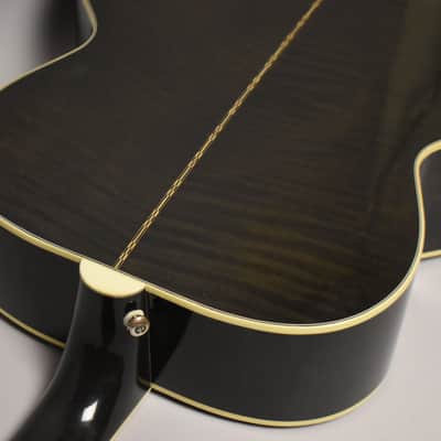 2013 Gibson Custom Shop Limited Edition SJ-200 Jumbo Acoustic Trans Black w/OHSC image 11