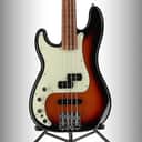 Fender Player Plus Precision Bass, Left-Hand, Pau Ferro Fingerboard, 3-Color Sunburst (P10) (84853)