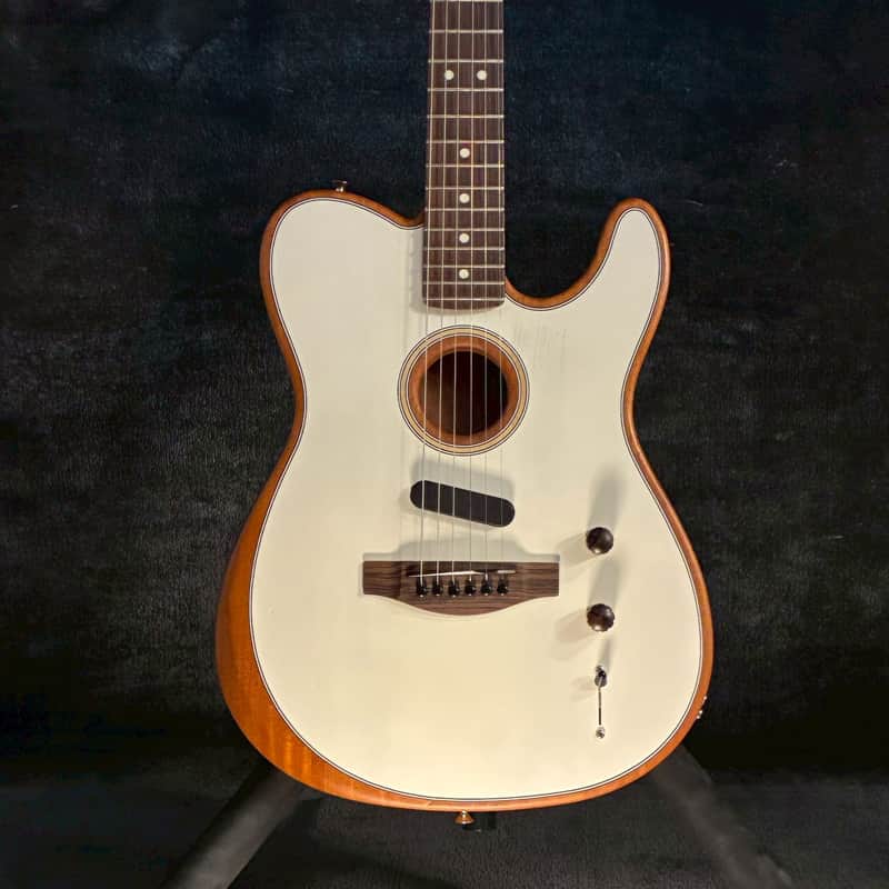 Fender Acoustasonic Player Telecaster 2022 Arctic White【2.13kg】 image 1