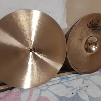Sabian 14" HH Hand Hammered Fusion Hi-Hat Cymbals (Pair) 1992 - 2015 - Natural image 13