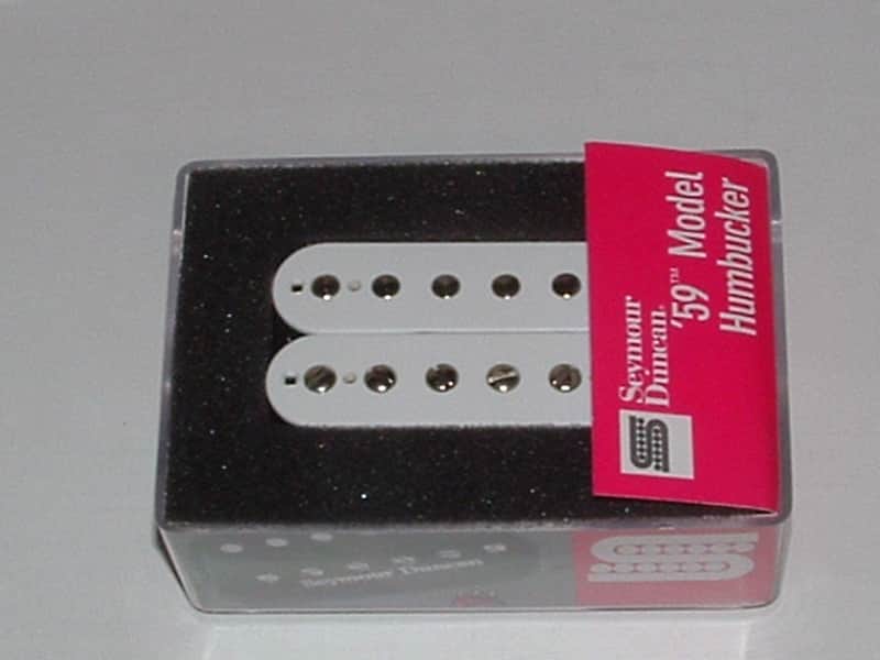 Seymour Duncan SH-1 '59 Model Humbucker 4 Conductor Neck Pickup (White) - SH-1n White 4c image 1