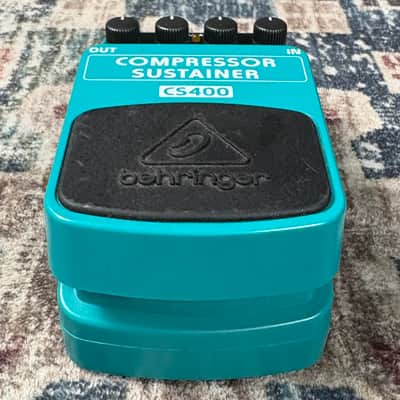 Behringer CS400 Compressor Sustainer Guitar Effect Pedal! image 2