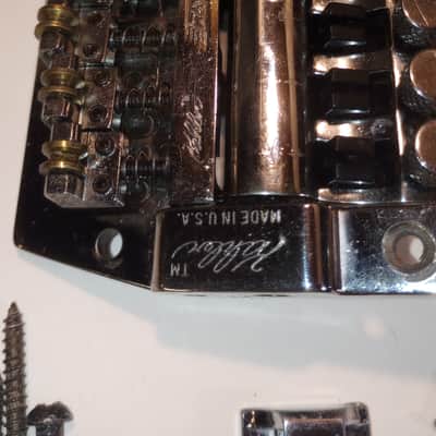 Vintage Kahler Flyer Tremelo Bridge and Locking Nut USA PAT 4457201 DS image 7