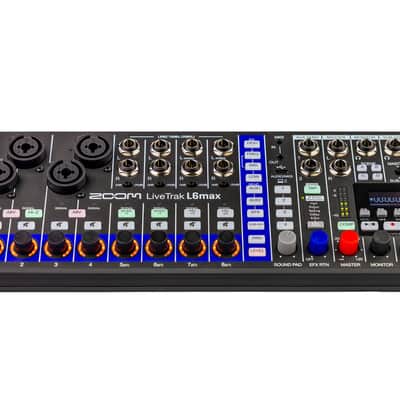 Zoom LiveTrak L6max 12-Channel Mixer + Recorder image 2