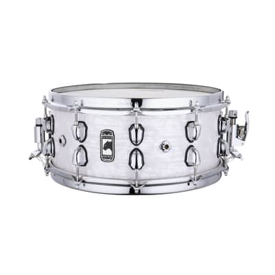 Mapex Black Panther Heritage 14"x6" Maple Snare Drum - White Strata image 2