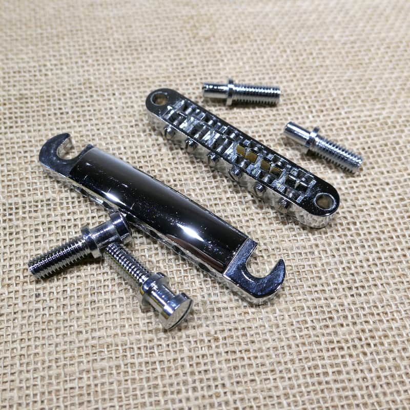Bridge Chrome, Genuine 2015 Epiphone Les Paul Special II Same Day Shipping #DV03 image 1