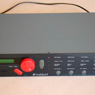 Waldorf Microwave Rackmount Wavetable Synthesizer 1989 image 3