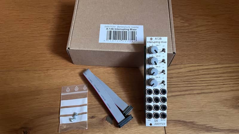 Doepfer A-138i Interrupting Mixer - Silver - 4 Channel Eurorack Mixer image 1