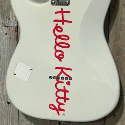 New Fender FSR Limited Edition Squier Hello Kitty Stratocaster - White, In Stock and Ready to Ship Ultra Fast! image 11