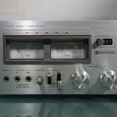 Immagine JVC KD-10 Stereo Cassette Deck - 1978 - platine K7 vintage - silver - 10