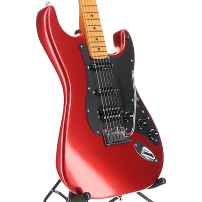 Fender Certified Pre-Owned American Ultra II Stratocaster HSS, Maple Fingerboard, Sinister Red (P8) (16483) image 3