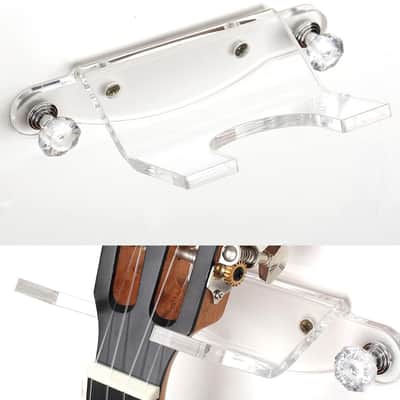 Guitar Wall Mount,Guitar Hanger Wall Mount Guitar Wall Hhangers Acrylic Guitar Stand Guitar Hanger Wall Hook Holder Stand with Screws(Clear) image 1