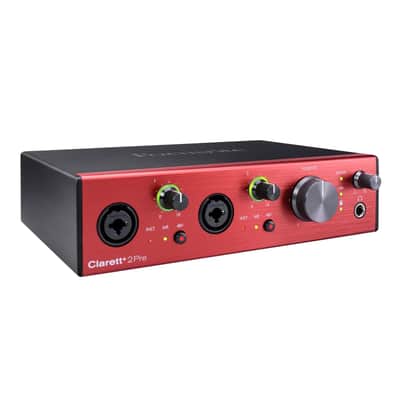 Focusrite Clarett+ 2Pre 10-In / 4-Out USB Audio Recording Interface image 3