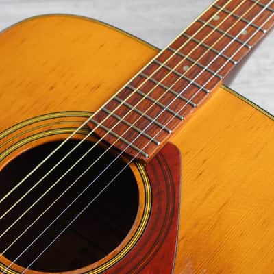 1970's Yamaha Japan FG-160 Folk Acoustic Guitar image 6