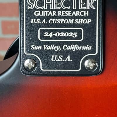 Schecter Sunset Custom-II HSS Electric Guitar - Tiger Eye Satin image 15